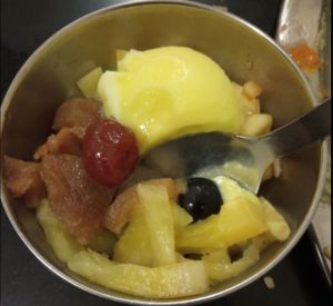fruit icecream at MTR